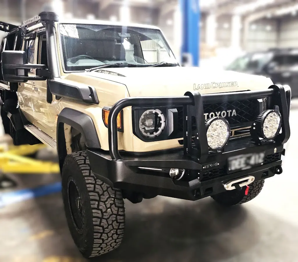 [AM-FBLC79-0723BM] BUSHMASTER BULL BAR- for LC79 - Durable, High-Quality 4x4 Protection-10.webp