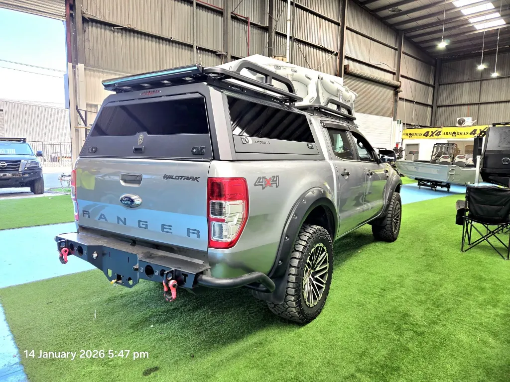 ARMORMAN4X4 SOLID SIDE GLASS TUB CANOPY- RANGER T7T8 (3).webp