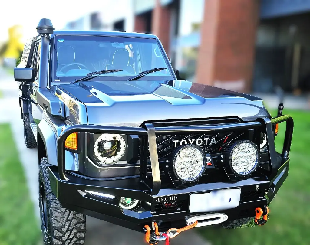 BushMaster Bull Bar for Toyota LandCruiser 79 Series (2023+) | Heavy-Duty Steel 4x4 Protection