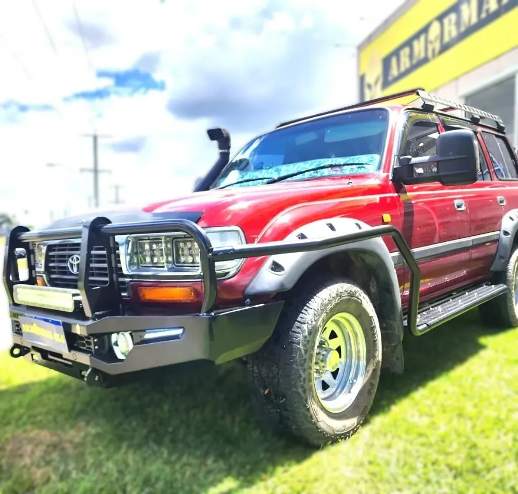 BushMaster Bull Bar for Toyota LandCruiser 80 Series | Heavy-Duty Steel 4x4 Protection