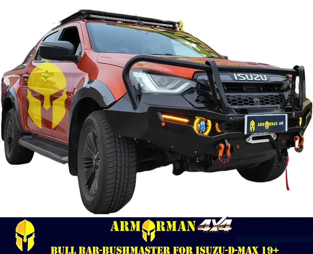 BushMaster Bull Bar for Isuzu D-MAX (2019–2023) | Heavy-Duty Steel 4x4 Protection