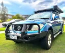 BushMaster Bull Bar for Nissan Navara D40 Smooth Bumper-(2011–2015) | Heavy-Duty Steel 4x4 Protection