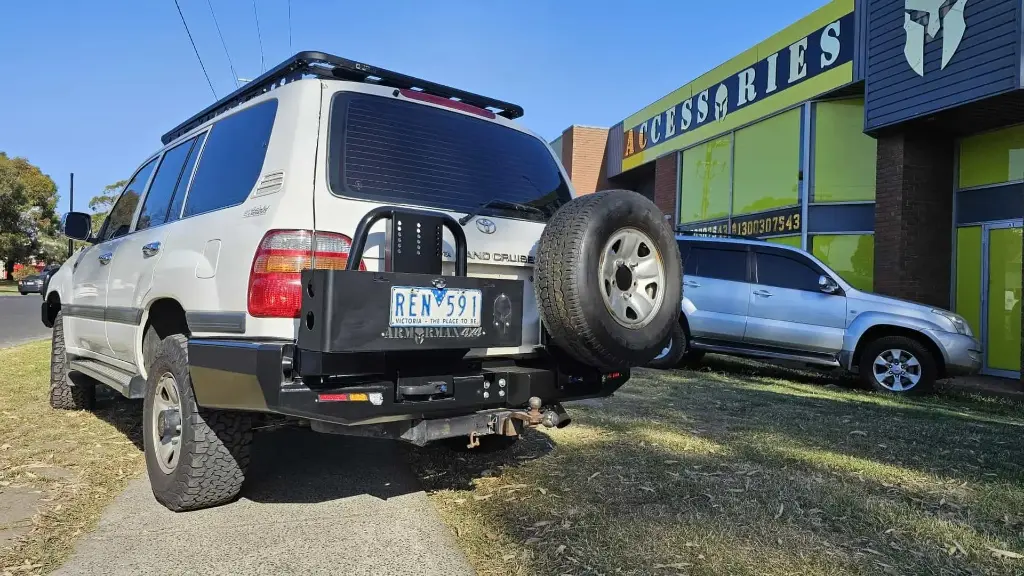 [AM-RCB-LC100-9807BM] BUSHMASTER REAR CARRIER BAR- LC100