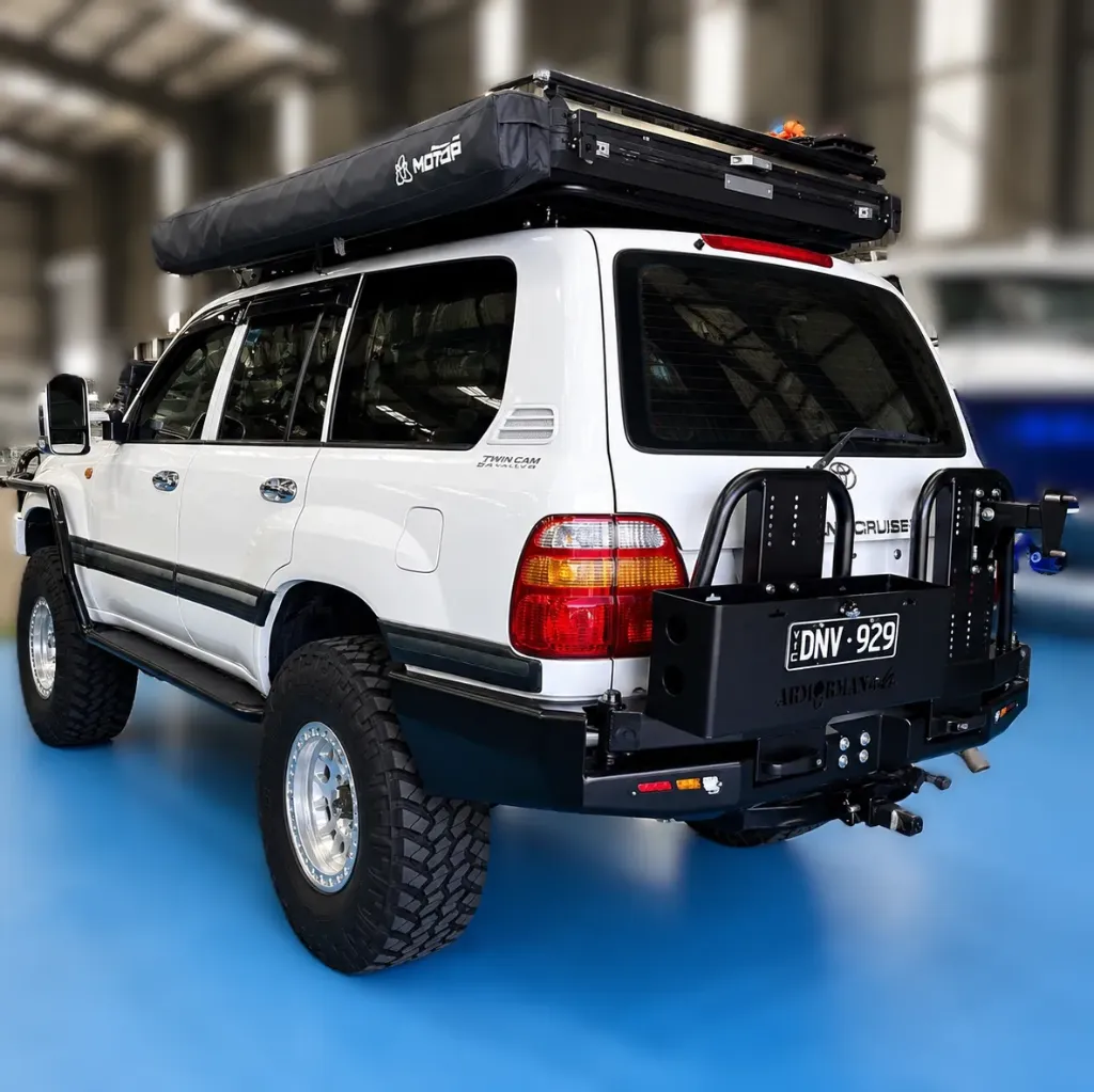 [AM-RCB-LC100-9807BM] BUSHMASTER REAR CARRIER BAR- LC100