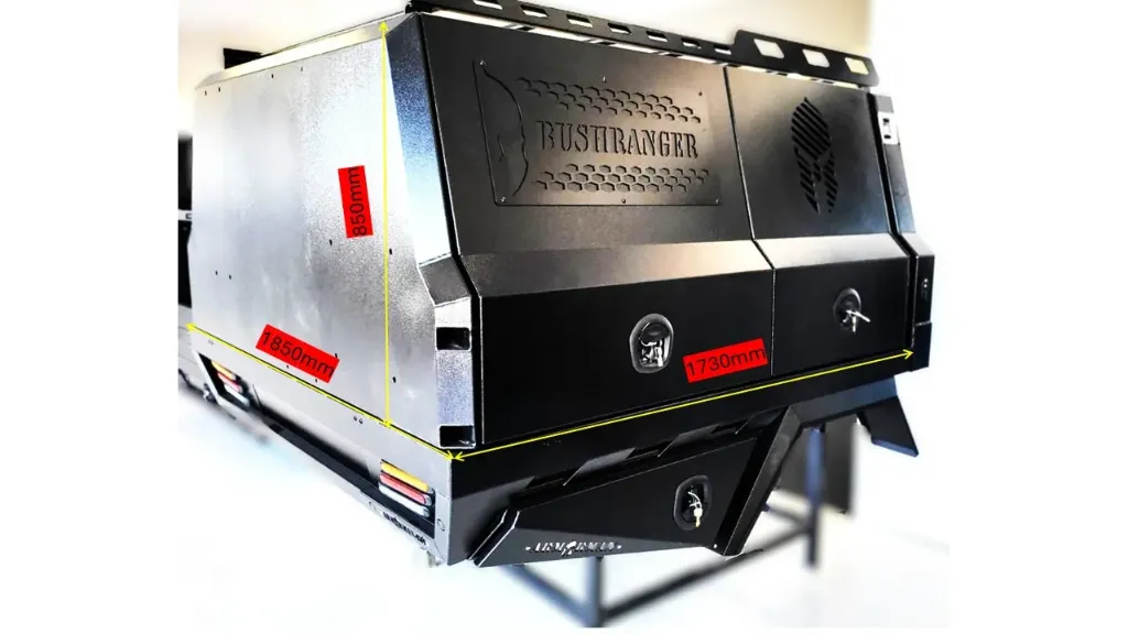 [AM-ALC1730DB-BR] BUSHRANGER ALUMINIUM CANOPY 1730DB