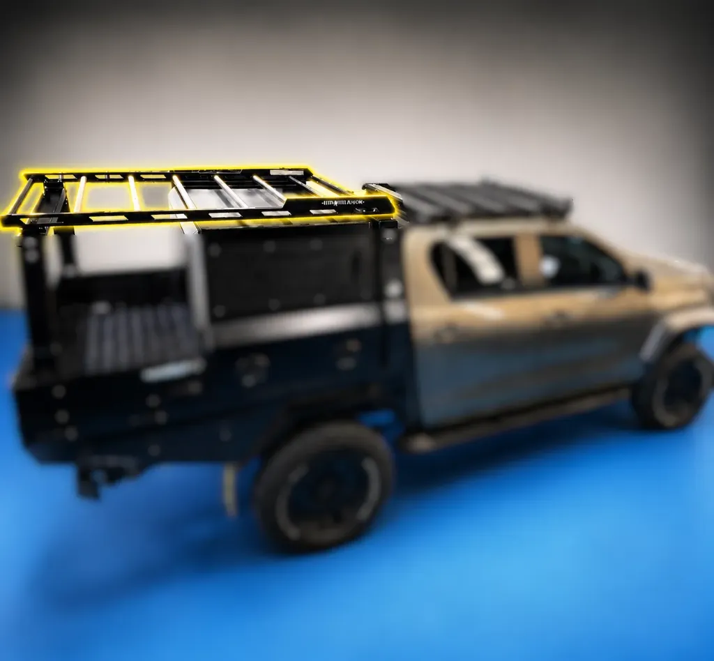 STEEL ROOF RACK FOR DUAL CAB UTE