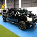 GMC 2500 Canopy – Solid Side Glass Tub Canopy