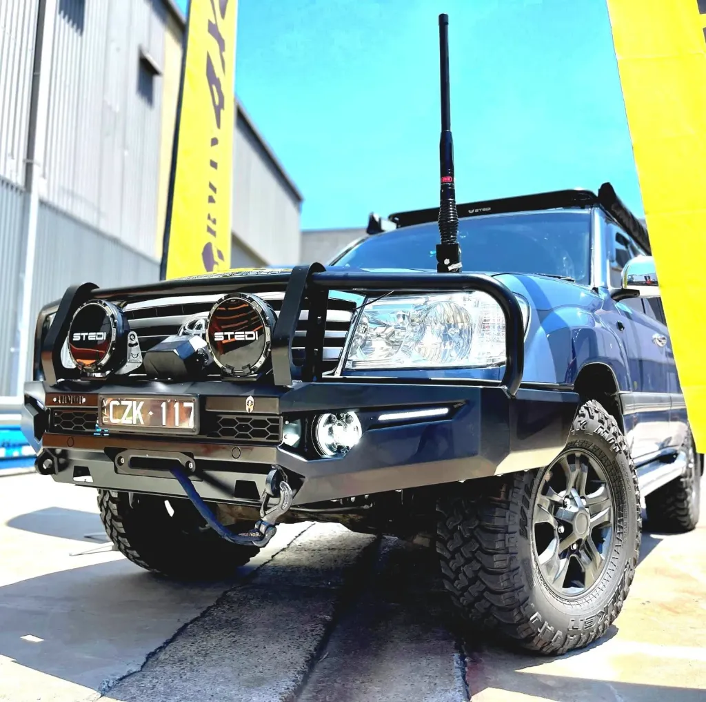 BushMaster Bull Bar for Toyota LandCruiser 100 Series | Heavy-Duty Steel 4x4 Protection