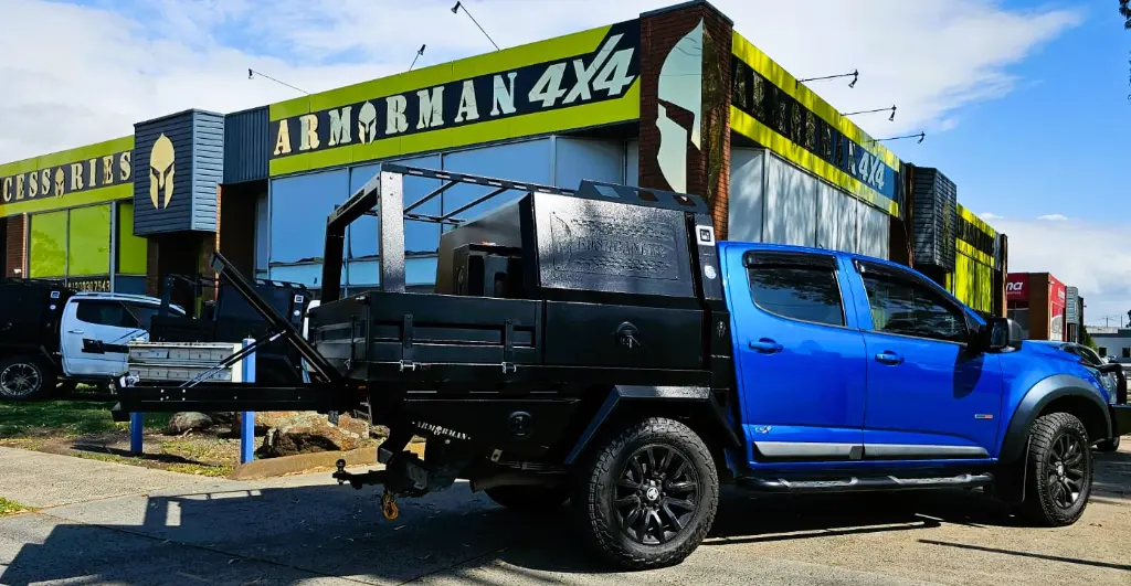 COMBO ALUMINIUM TRAY +1000MM LONG CANOPY- DUAL CAB COLORADO- ARMORMAN4X4