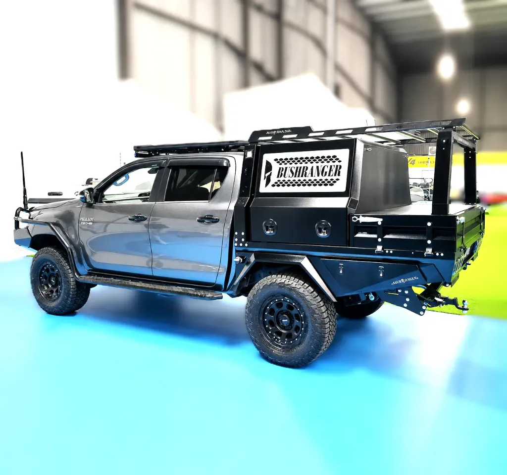 [AM-COMBO1000-HILUX] Bush Ranger Combo 1000 Tray & Canopy Setup for Dual Cab UTEs