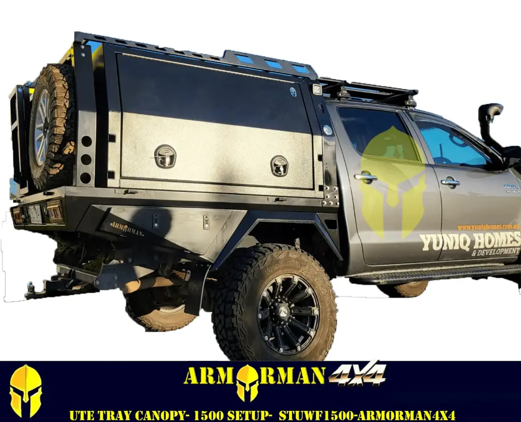 COMBO STEEL TRAY CANOPY 1500 HILUX – ARMORMAN4X4