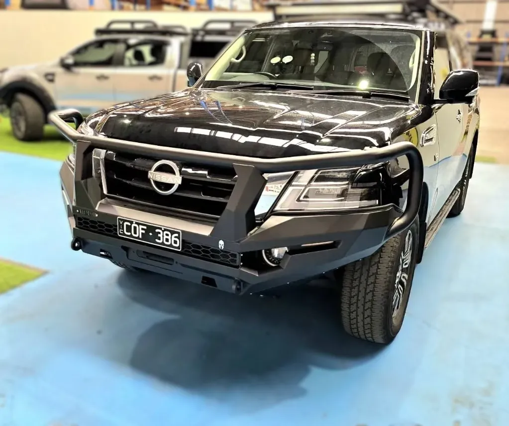BULL BAR- for  NISSAN PATROL Y62- Durable BUSHMASTER BAR, High-Quality 4x4 Protection