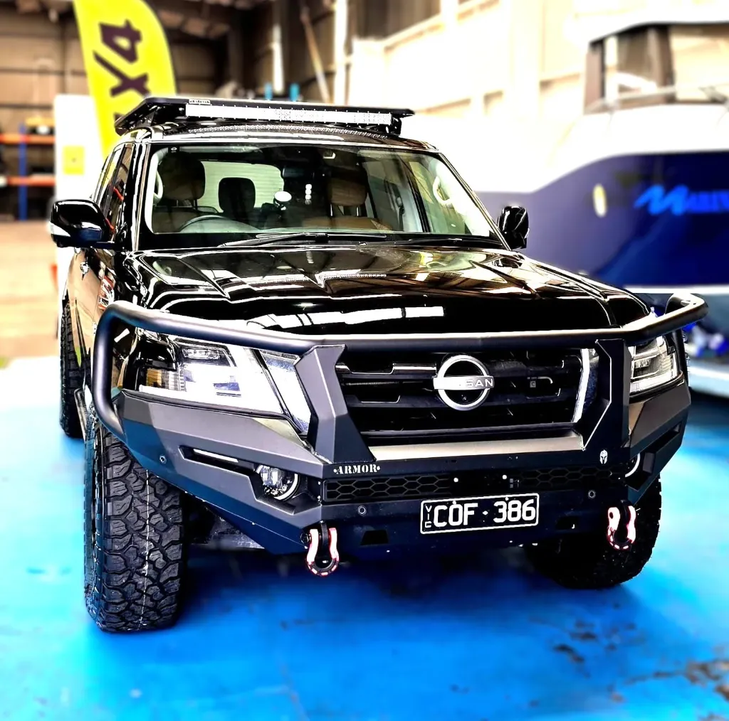 BushMaster Bull Bar for Nissan Patrol Y62 (2020–2025) | Heavy-Duty Steel 4x4 Protection