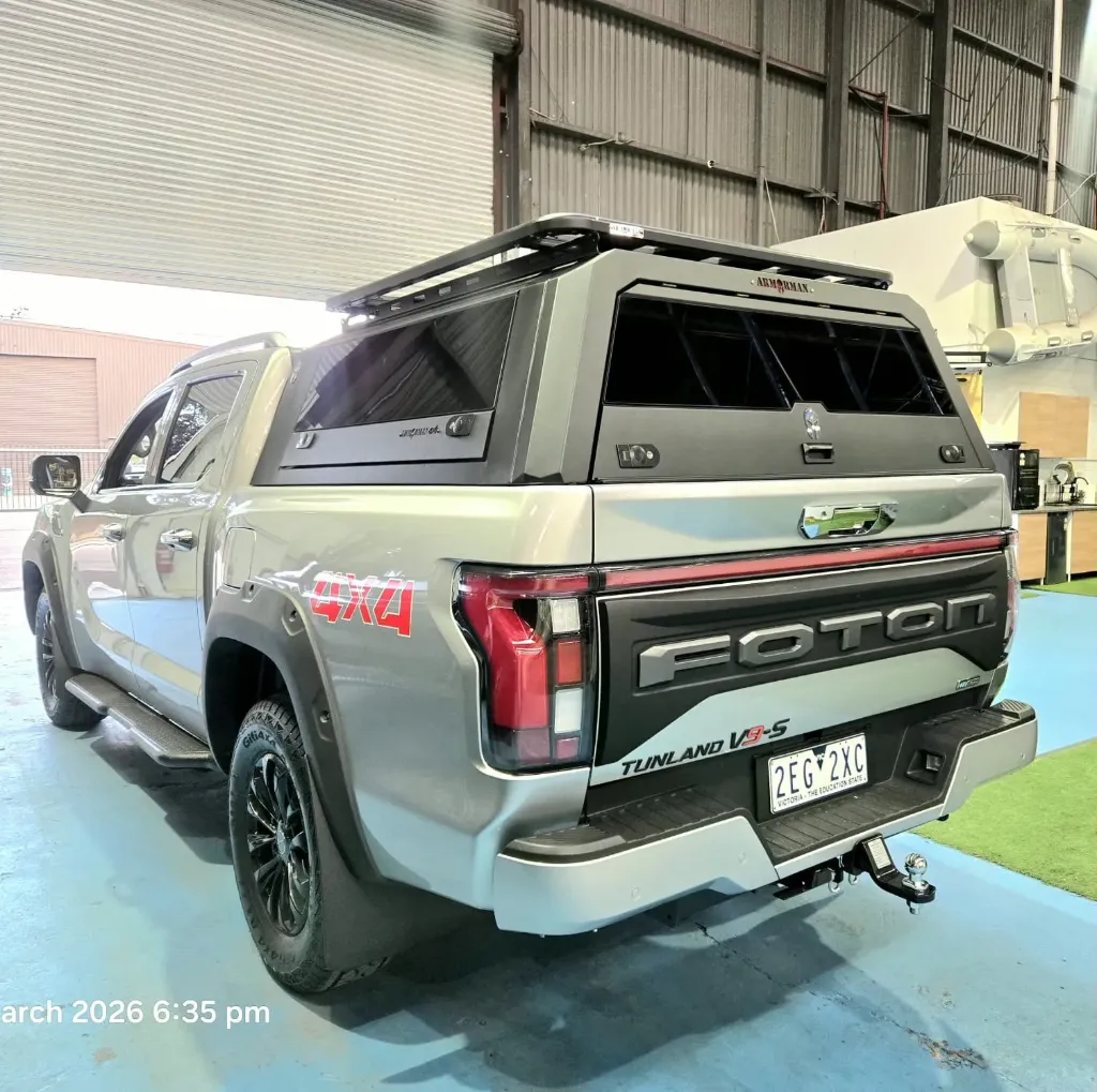 [AM-STUC-SSG-FOTON] Foton Tunland Canopy – Solid Side Glass Tub Canopy