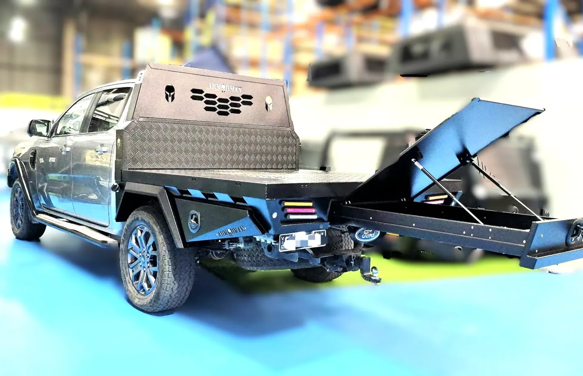 [AM-ATR-DC- RANGER] Ford Ranger Aluminium Tray – Bushranger Heavy Duty Ute Tray