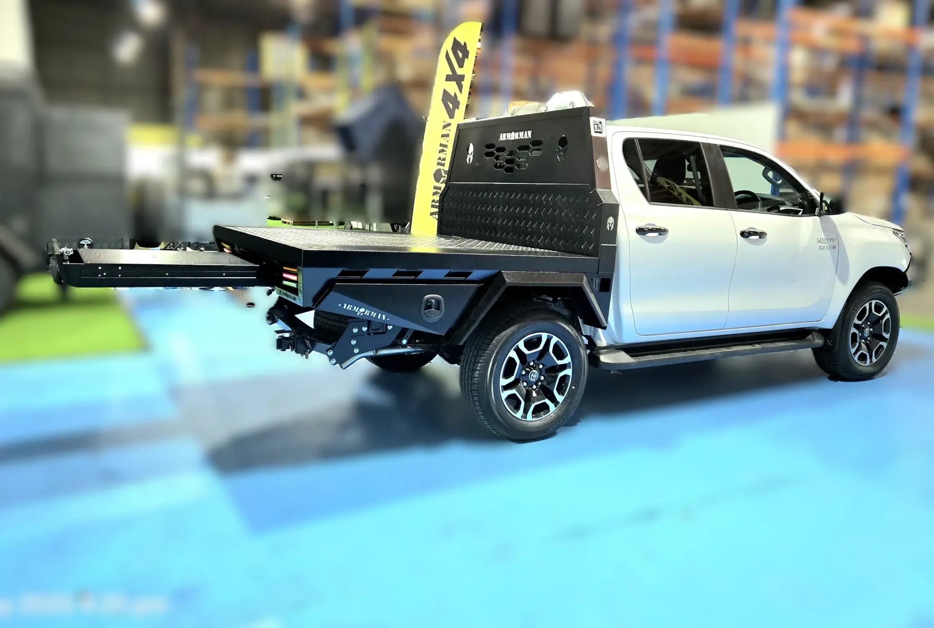 [AM-ATR-DC-HILUX] Toyota Hilux Aluminium Tray – Bushranger Heavy Duty Ute Tray