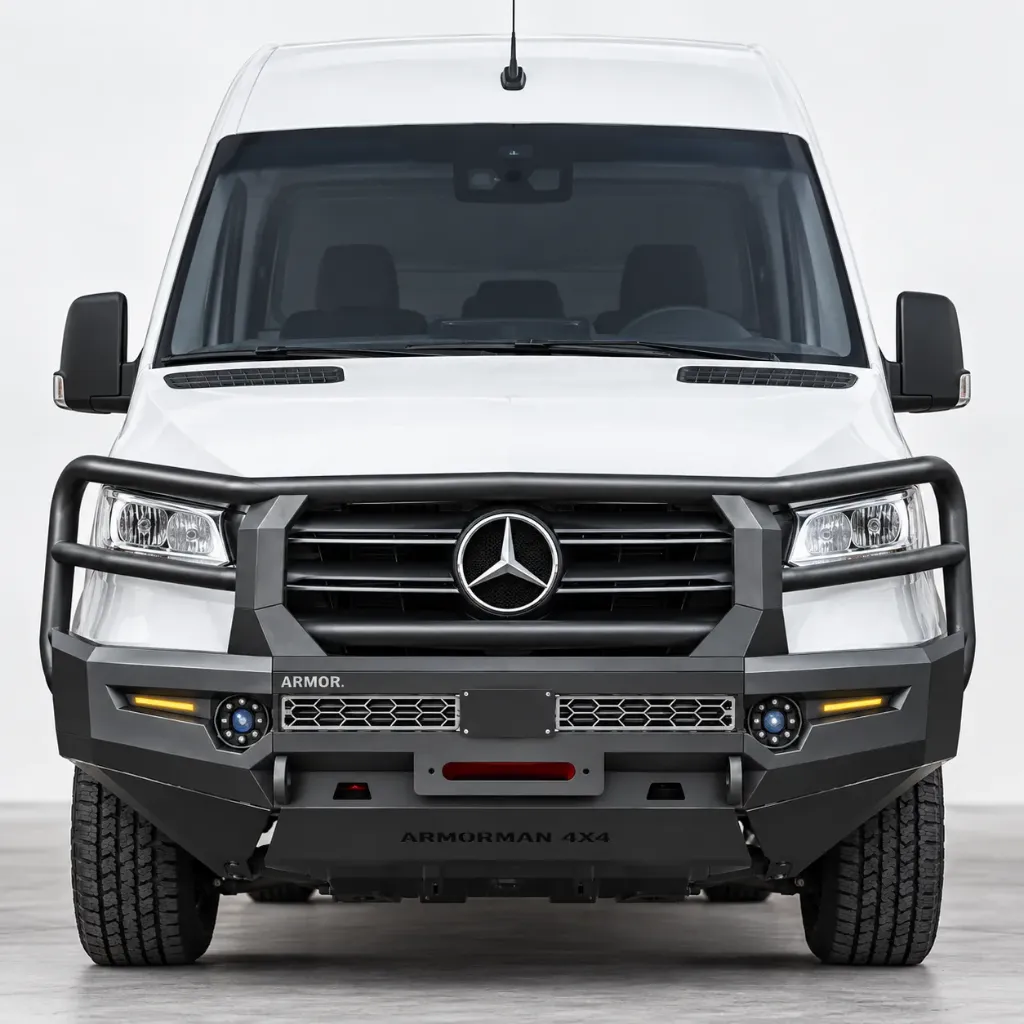 ArmorMan BushMaster Bull Bar for Mercedes-Benz Sprinter VAN- VS30 (2019-2022) | Heavy-Duty Steel 4x4 Protection
