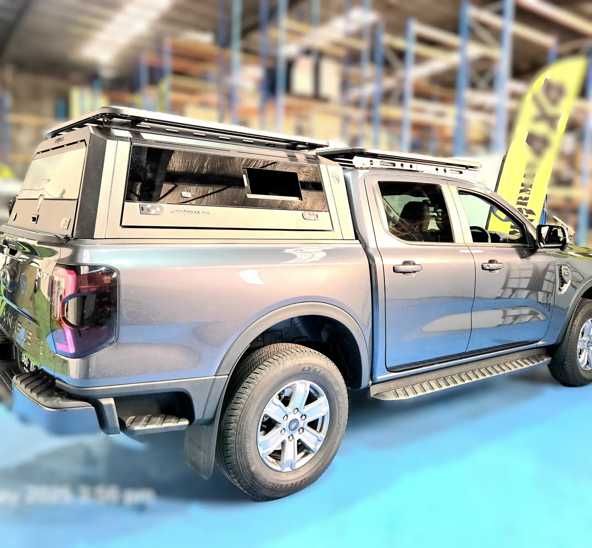 [AM-STUC-SSW-T9] Ford Ranger Next Gen Canopy – Sliding Side Window Tub Canopy