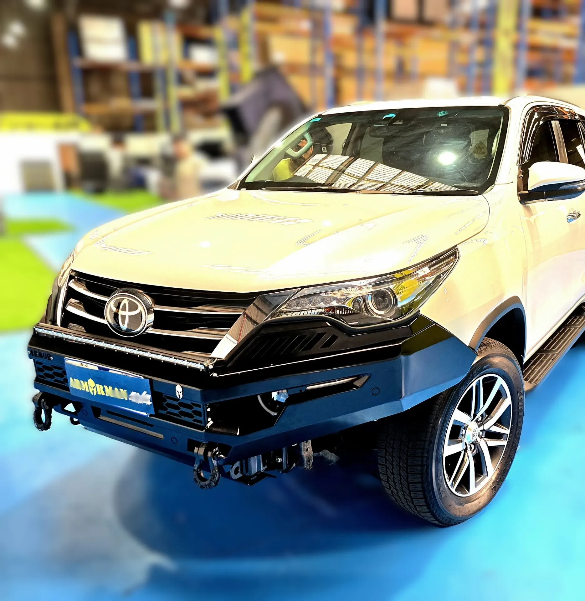 ArmorMan RoadMaster Bull Bar for Toyota Fortuner | Heavy-Duty Steel 4x4 Protection