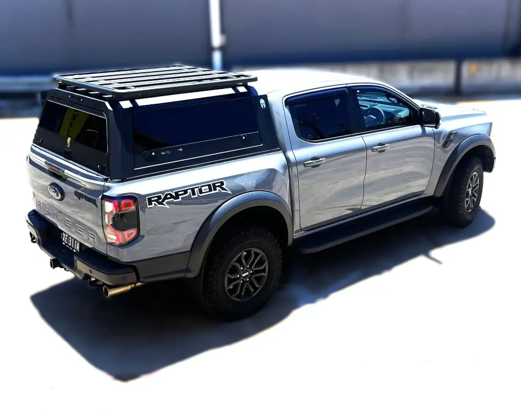 Ford Ranger / Raptor  Canopy – Solid Side Glass Tub Canopy (Next Gen)