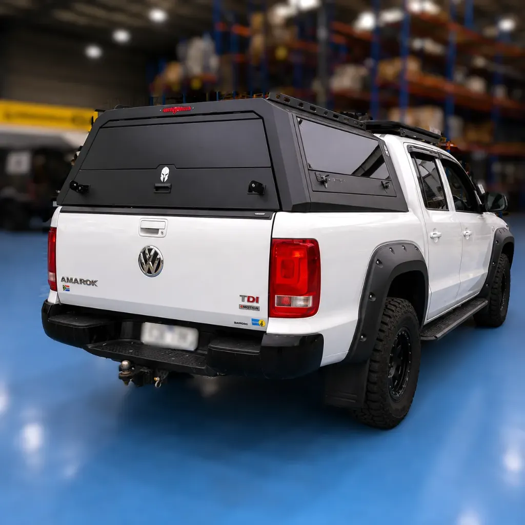 [AM-STUC-SSG-AM] Volkswagen Amarok Canopy – Solid Side Glass Tub Canopy