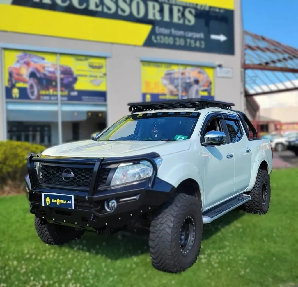 ArmorMan BushMaster Bull Bar for Nissan Navara NP300 | Heavy-Duty Steel 4x4 Protection