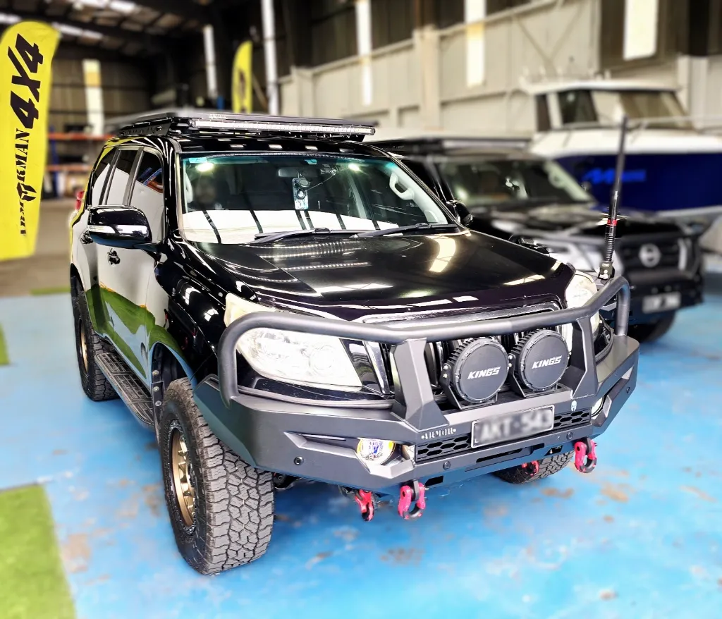 ArmorMan BushMaster Bull Bar for Toyota LandCruiser Prado 150 Series (2010–2013) | Heavy-Duty Steel 4x4 Protection