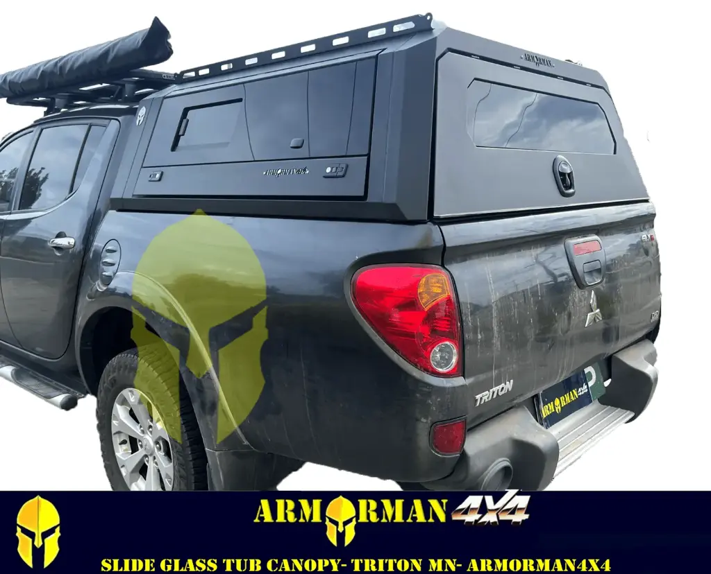 [AM-STUC-SSW-MN] Mitsubishi Triton MN Canopy – Sliding Side Window Tub Canopy