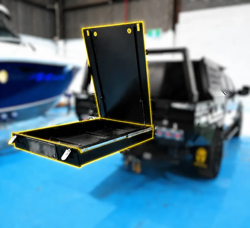 [AM-STR-DRW1200BR] Aluminiume-DRAW1200mm WITH LEAD for DUAL CAB UTE