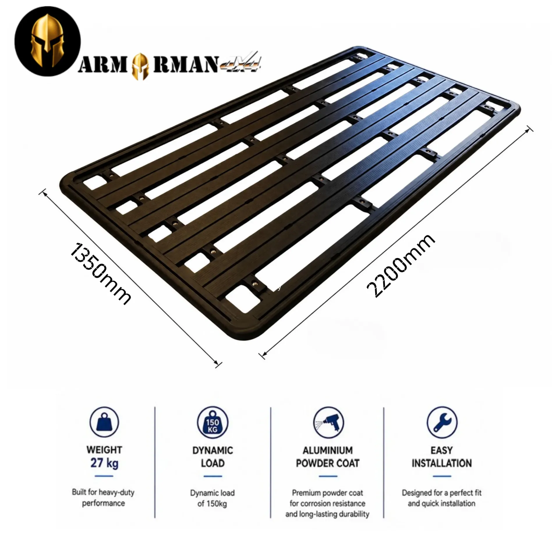 ALUMINIUM ROOF RACK220X135