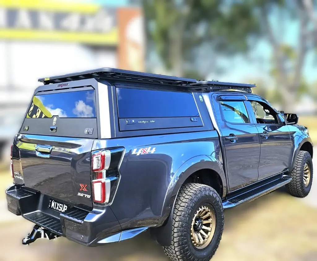 [AM-STUC-SSG-DM] Isuzu D-MAX Canopy – Solid Side Glass Tub Canopy (Isuzu D-Max)