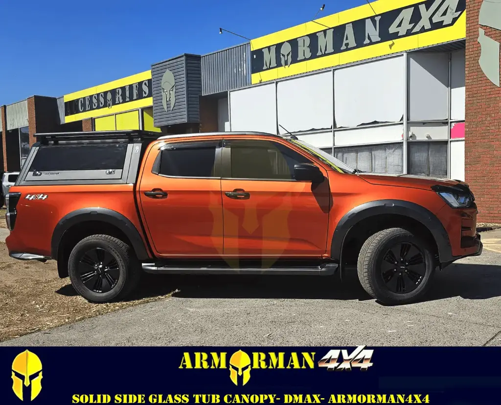 SOLID SIDE GLASS TUB CANOPY-D-MAX 