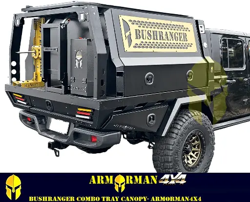 BUSHRANGER COMBO ALUMINIUM TRAY 1500 CANOPY COLORADO – ARMORMAN4X4