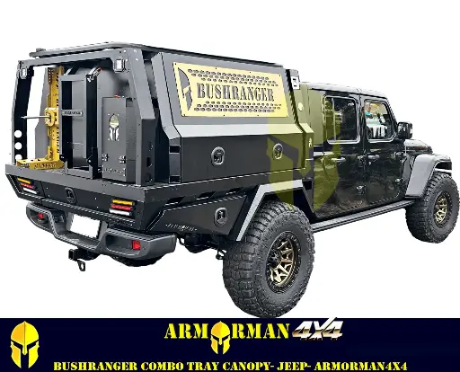 BUSHRANGER COMBO ALUMINIUM TRAY 1500 CANOPY JEEP – ARMORMAN4X4