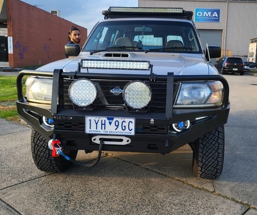 [AM-FBPA-9904BM] BUSHMASTER BULLBAR-Y61(1999-2004)