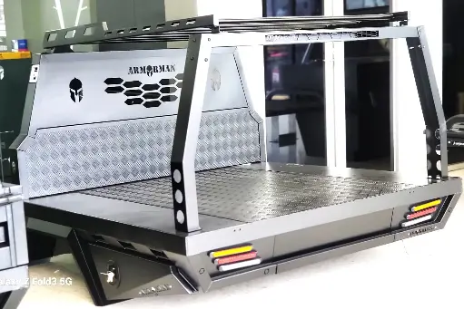 [AM-ATR-RLR18585] ALUMINIUM TRAY REAR LADDER RACK